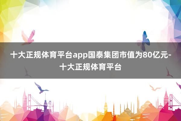 十大正规体育平台app国泰集团市值为80亿元-十大正规体育平台
