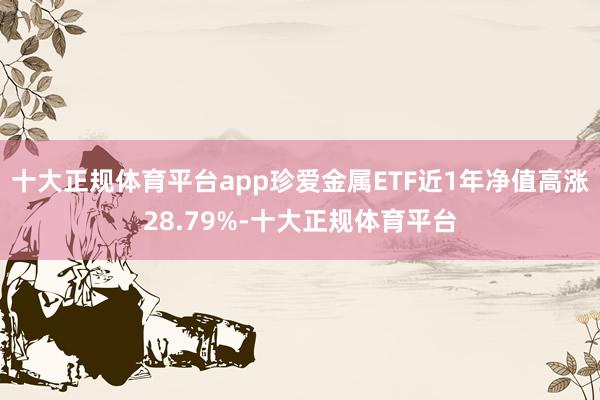 十大正规体育平台app珍爱金属ETF近1年净值高涨28.79%-十大正规体育平台